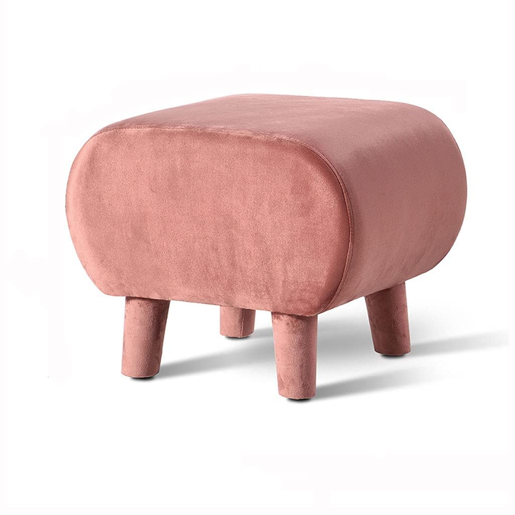 Repose-pieds ottoman rembourré avec 4 pieds stables pour salon et chambre