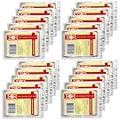 Ever Ready First Aid Mylar Rescue Blanket, Large Silver Thermal Sheet for Emergency and Survival, 54” x 84” – 20 Count