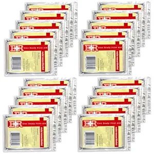 Ever Ready First Aid Mylar Rescue Blanket, Large Silver Thermal Sheet for Emergency and Survival, 54? x 84? ? 20 Count