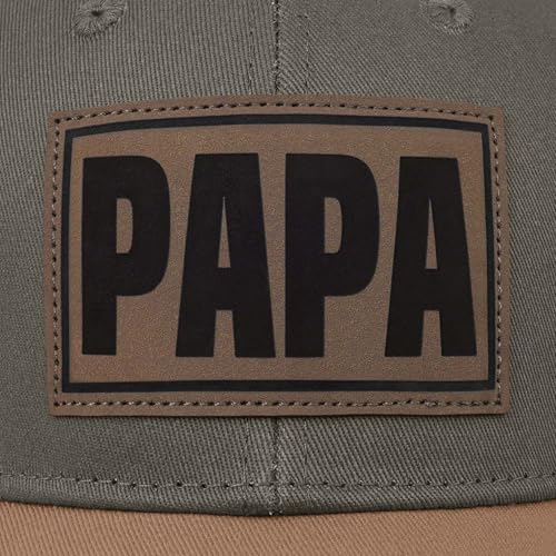 Image of Papa Dad Trucker Hat - Adjustable Men's Snapback Hats for Dad Grandpa, Fathers Day Birthday Gifts from Daughter Son