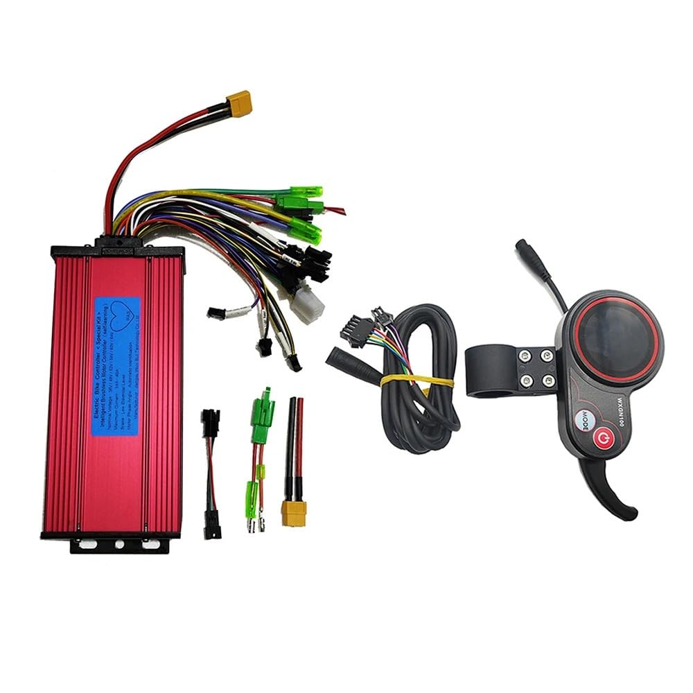 Centralita Patinete Electrico Controlador de Bicicleta eléctrica, Pantalla de Acelerador de Pulgar, 36V, 48V, 60V, 1200W, 1500W, 2000W Controlador EléCtrica Scooter