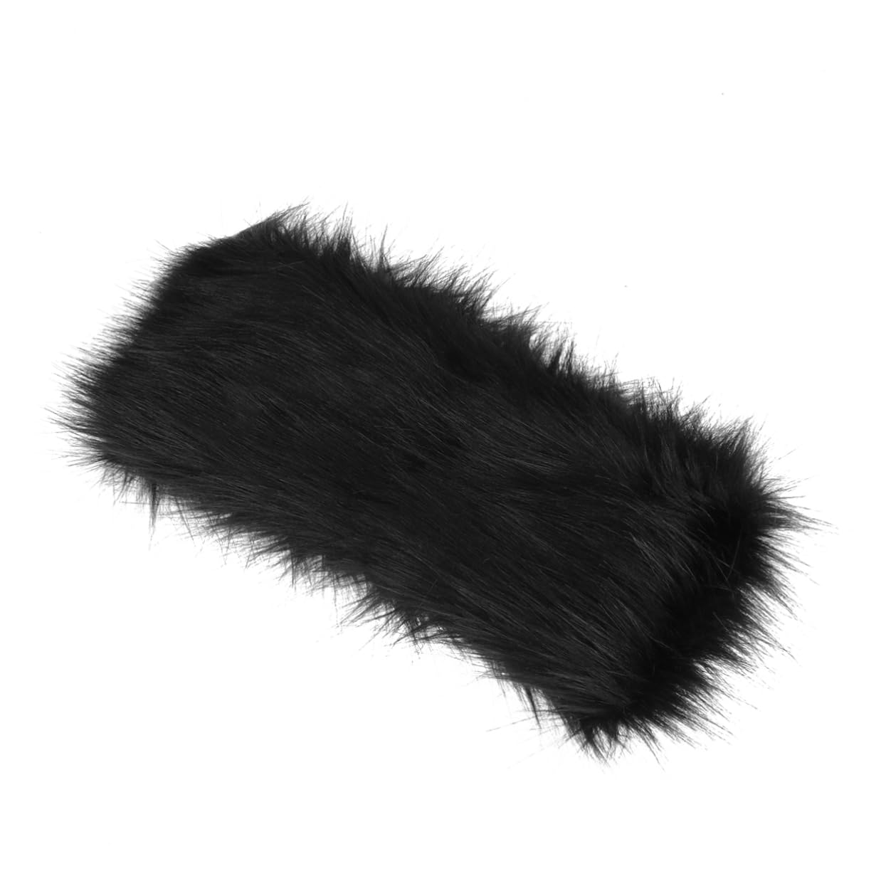 CONGARTENO Fur Headband Comfortable One-size Sewn-in Bands Soft Imitated Fur for Women's Headdress