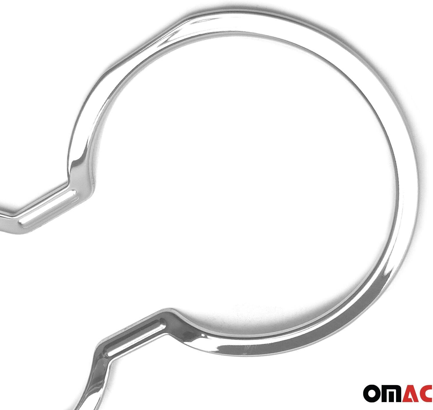 OMAC Cup Holder Frame Inner Molding Trim for Kia Sportage 2011-16 Stainless Steel 1Pc
