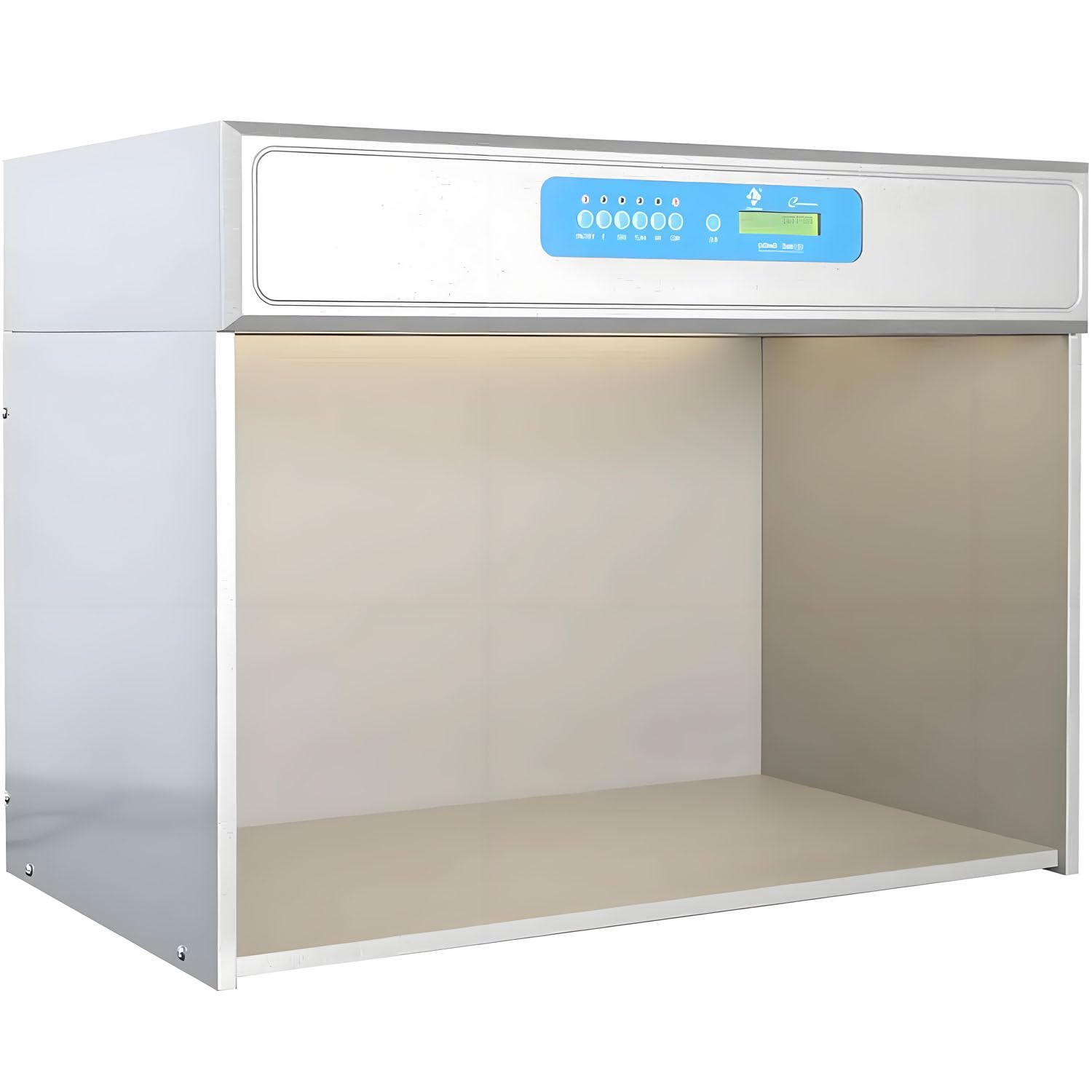 Farbbeurteilungs-Leuchtschrank, Labor-Farbabgleich-Leuchtkasten mit 4/5/6 Lichtquellen, LED-Display für Keramik, Schuhe, Leder, Beschläge 5lightsources