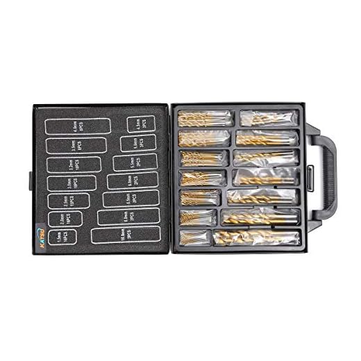 99-Piece Twist Drill Bits Set for DIY
