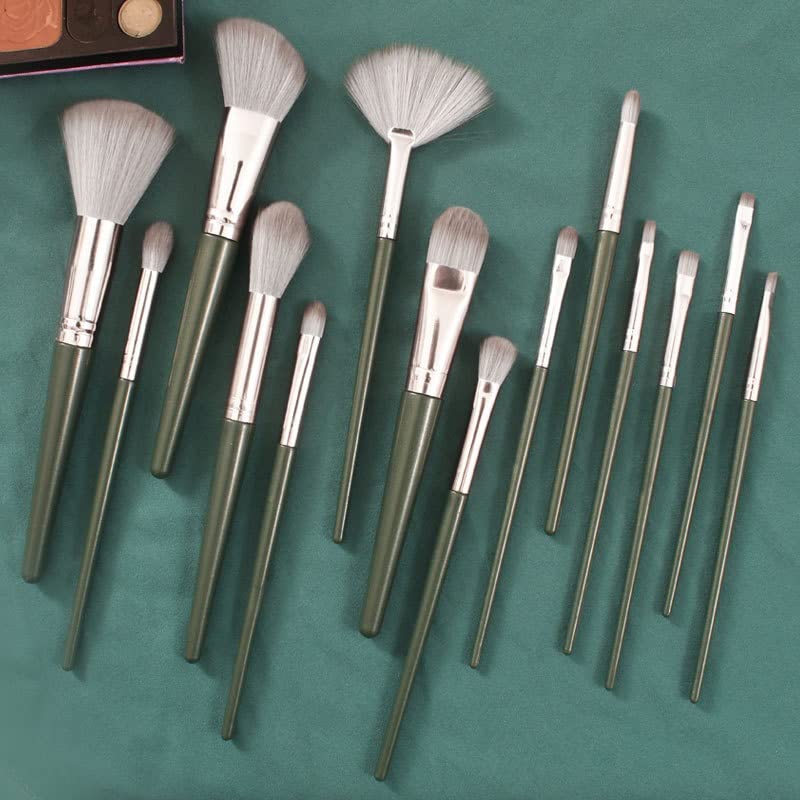 MADALIAN Makeup Brush Set Brush with Storage Bucket Beauty Tool Loose Powder Brush Foundation - Image 3