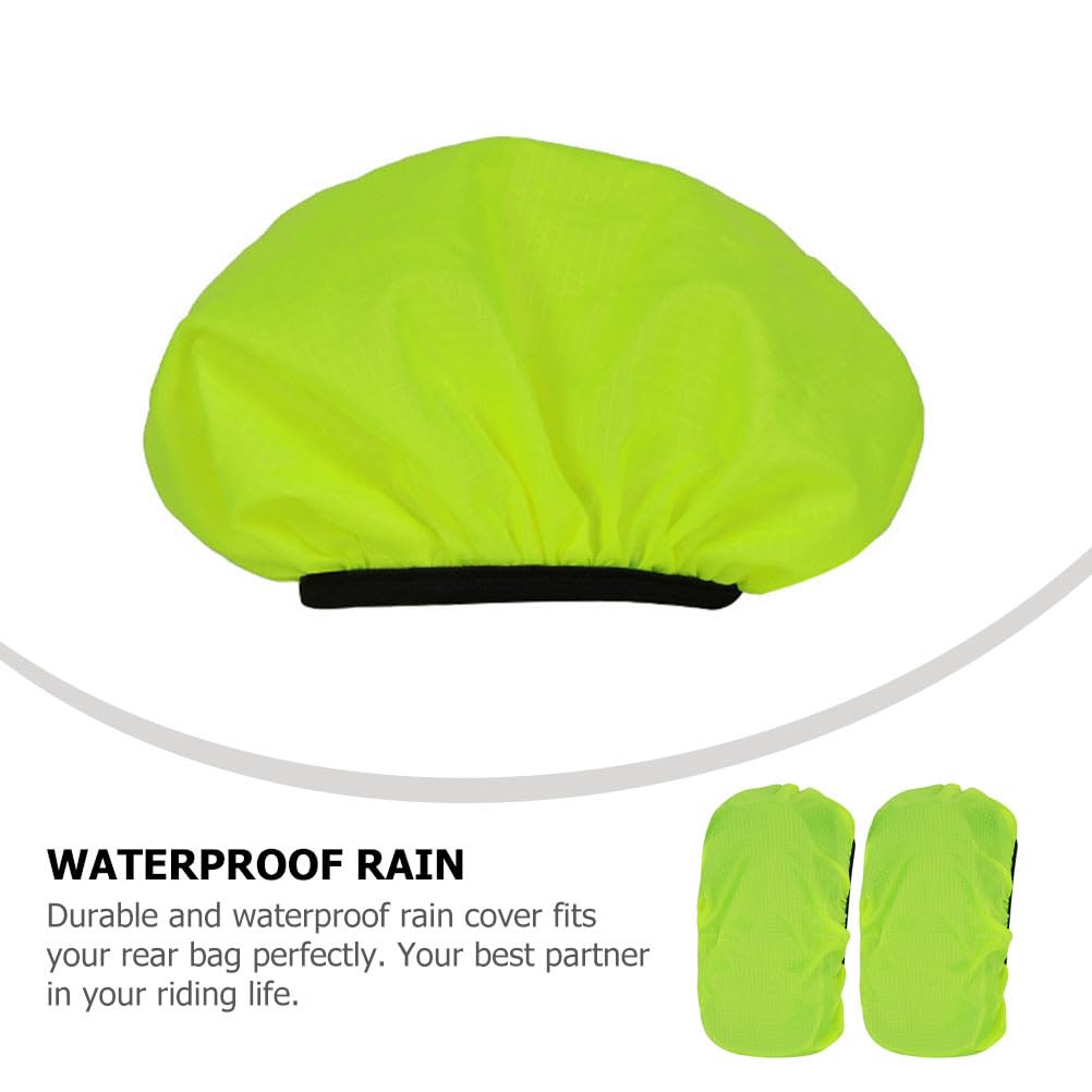 BESPORTBLE 2pcs Rainproof Cycling Bag Pannier Bag Rain Covers Bike Cushion Protector Covers Waterproof Phone Pouch Bike Pouch Protector Mountain Waterproof Lining Side Pockets - Image 4
