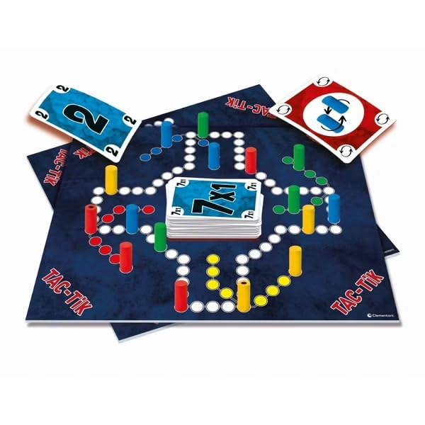 CLEMENTONI - Tac-Tik, jeu de plateau, Multicoloured, 5 x 28 x 0.1 cm - Image 4