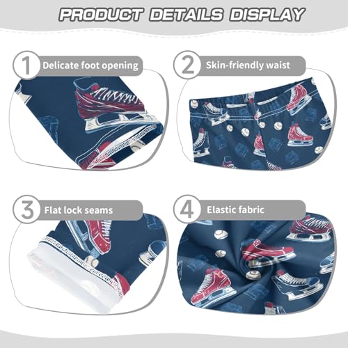 Girls' Athletic Leggings Ankle Length Yoga Dance Pants Kids Teen 4T Slippery Shoes3