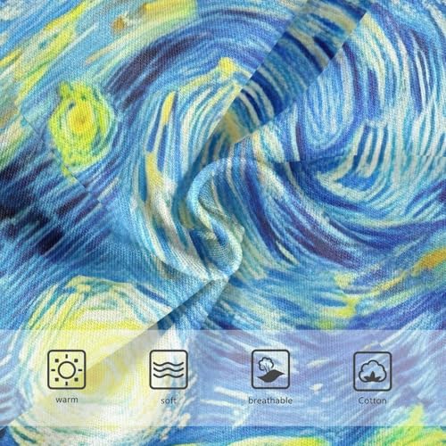 Cotton Toddler Girls Underwear Starry Night Little Girl Panties Pattern Underpants Briefs 2t3