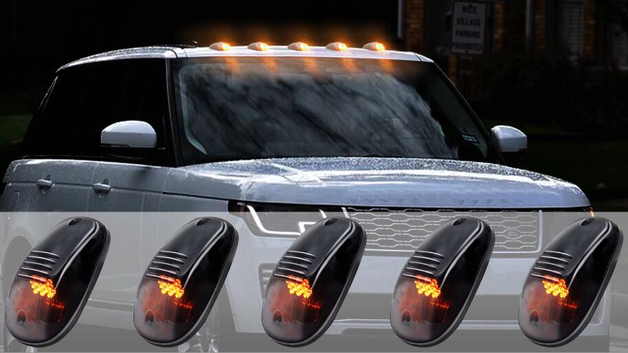 Amazon | X-STYLE ルーフライト 12V スモークカバー LEDキャブルーフ 