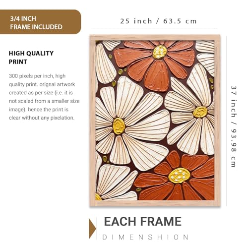 Image of kotart Aesthetic Art Home Decoration Painting | Paintings With Frame For Living Room Bed Room Hotel Wall Decor Digital Reprint (25x37 inch)