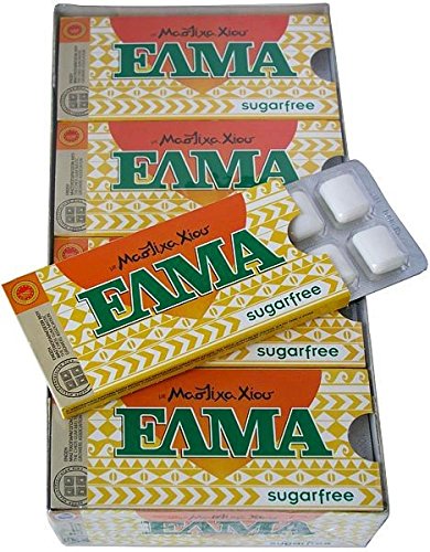 Elma Mastic Sugar Free Gum - 3 Packs, 10 Pieces Per Pack