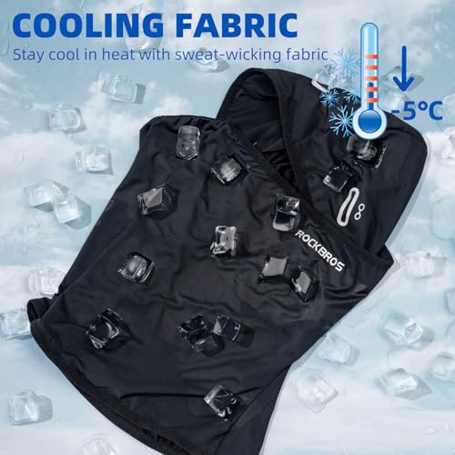 ROCKBROS Cooling Balaclava with Glasses Holes