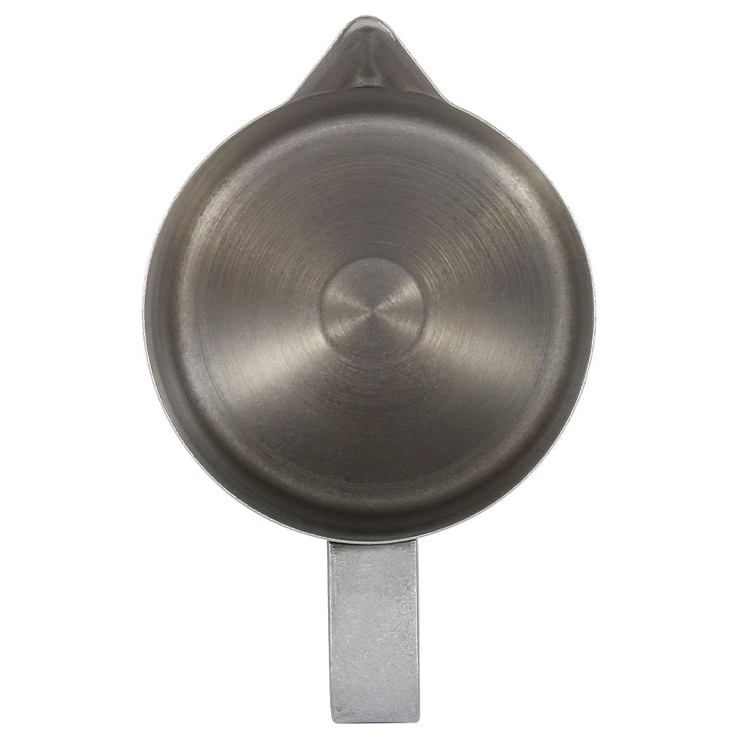 Milk Frothing Pitcher, 24oz/700ml Espresso Steaming Pitcher, Stainless Steel Milk Frother Steamer Cup for Latte Art (VintageSilver) - Image 4