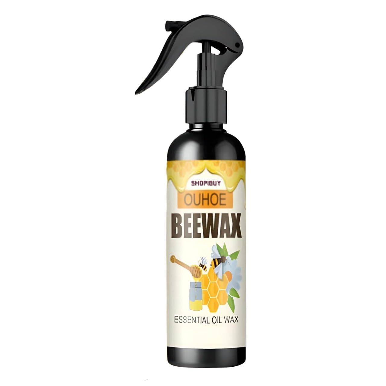 V'ORTEXA Natural Micro-Molecularized Beeswax Spray, Furniture Polish & Cleaner for Wood Seasoning Beewax Spray, Multipurpose Natural Beewax and Cleaner for Furniture Care, 200ml, Pack of 1