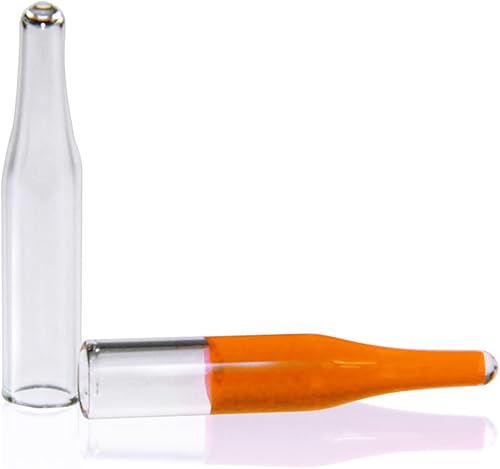 ALWSCI Insertos de vial de 0.0fl oz, vidrio, base cónica, 100 unidadespaquete