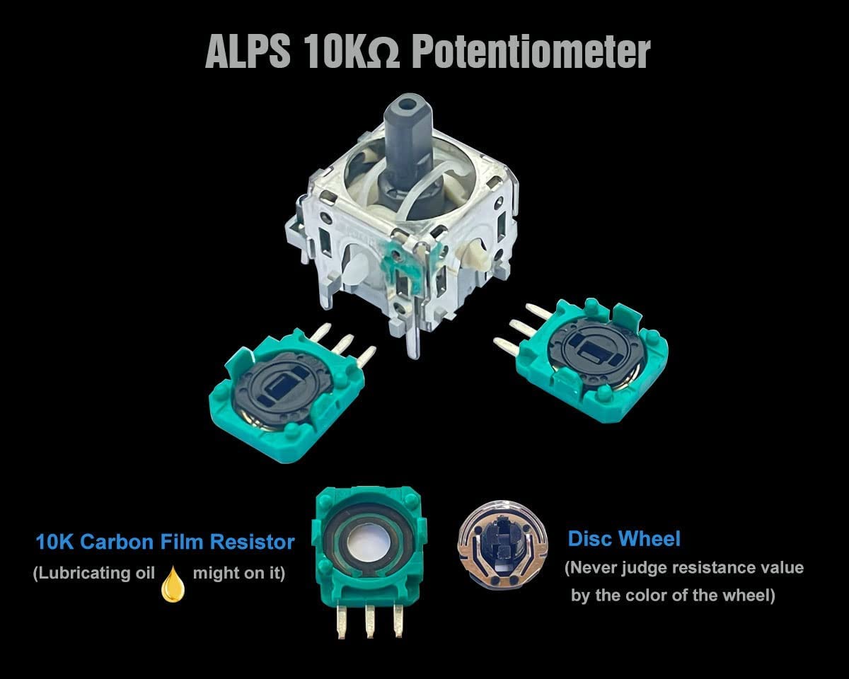 Amazon.co.jp: 8個セット ALPS 10K 交換用 トリマーポテンショメータ