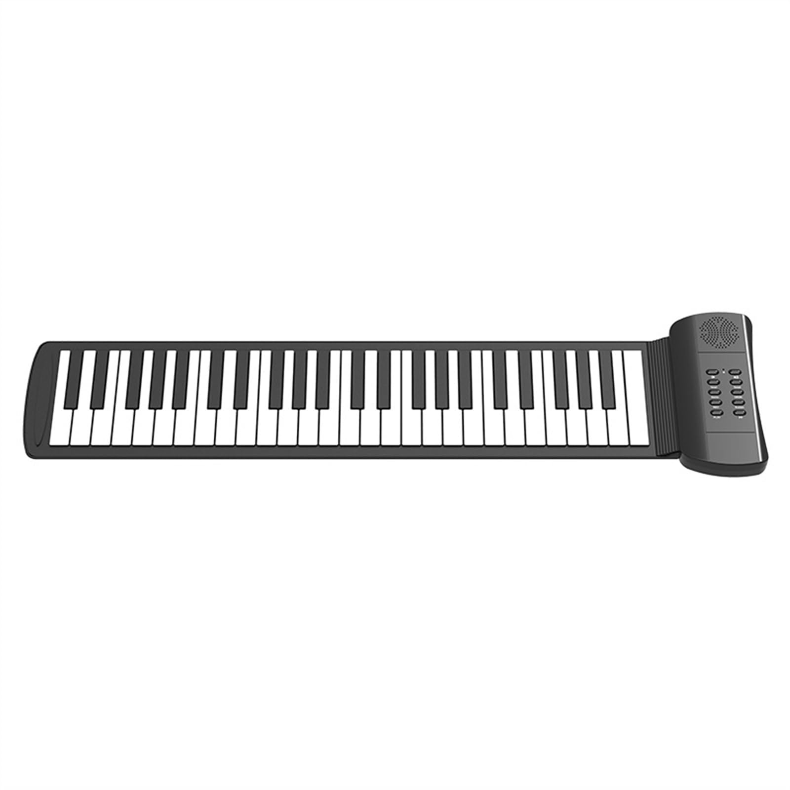 49-klawiszowe, Wielofunkcyjne, Ręcznie Zwijane Pianino Z Tubą Dla Początkujących, Cyfrowy Elektroniczny Instrument Klawiszowy Przenośne Keyboardy Pianino