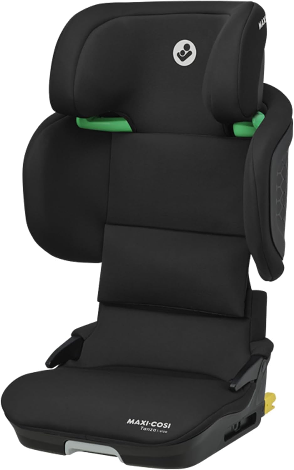 Maxi-Cosi Tanza i-Size Seggiolino auto per bambini 3,5-12 anni, 100-150 cm, Isofix, Seggiolino auto pieghevole compatto, Regolabile in altezza, Protezione dagli impatti laterali G-CELL, Full Black