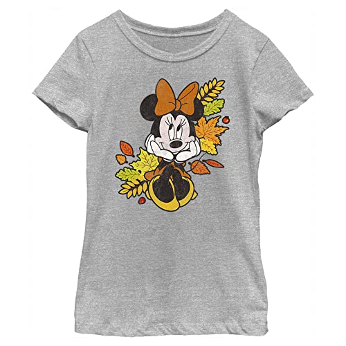 Disney Mickey Classic Fall Minnie Portrait Girls T-Shirt