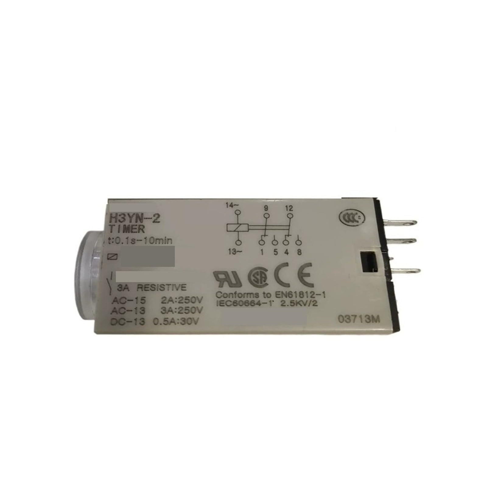Relé de tiempo H3YN-2 AC230V DC24V AC24V Relé de retardo de tiempo