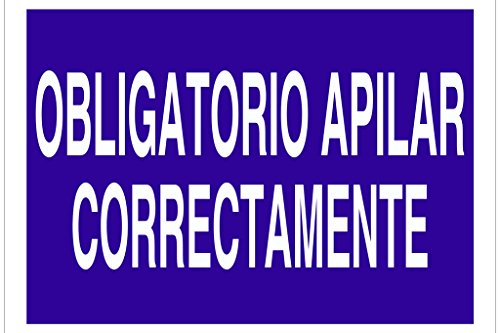 Cofan - Plimpo Señal Poliestireno 297X210 Obligatorio Apilar Correctamente En Oferta Cofan O20Tpl297210 Señal Poliestireno, 297 X 210 Mm