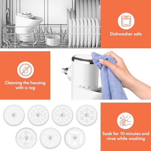 Image of Cofun Gourmet Pasta Press Attachment for KitchenAid Stand Mixer, Pasta Maker with 7 Interchangeable Plates to Make 7 Pasta Shapes, Easy to Use & Easy Clean Pasta Attachment for KitchenAid Stand Mixer