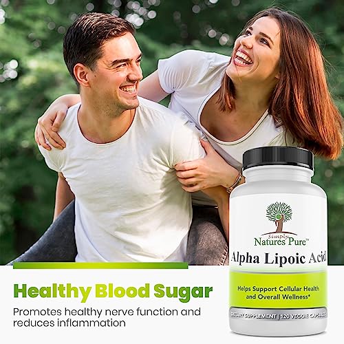 Simply Natures Pure 4277601 Alpha Lipoic Acid 600Mg 120 Veggie Capsules thumb #6