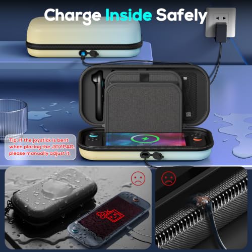 Image of Auarte Switch 2 Carrying Case for Switch /OLED, [Charge inside] Travel Case