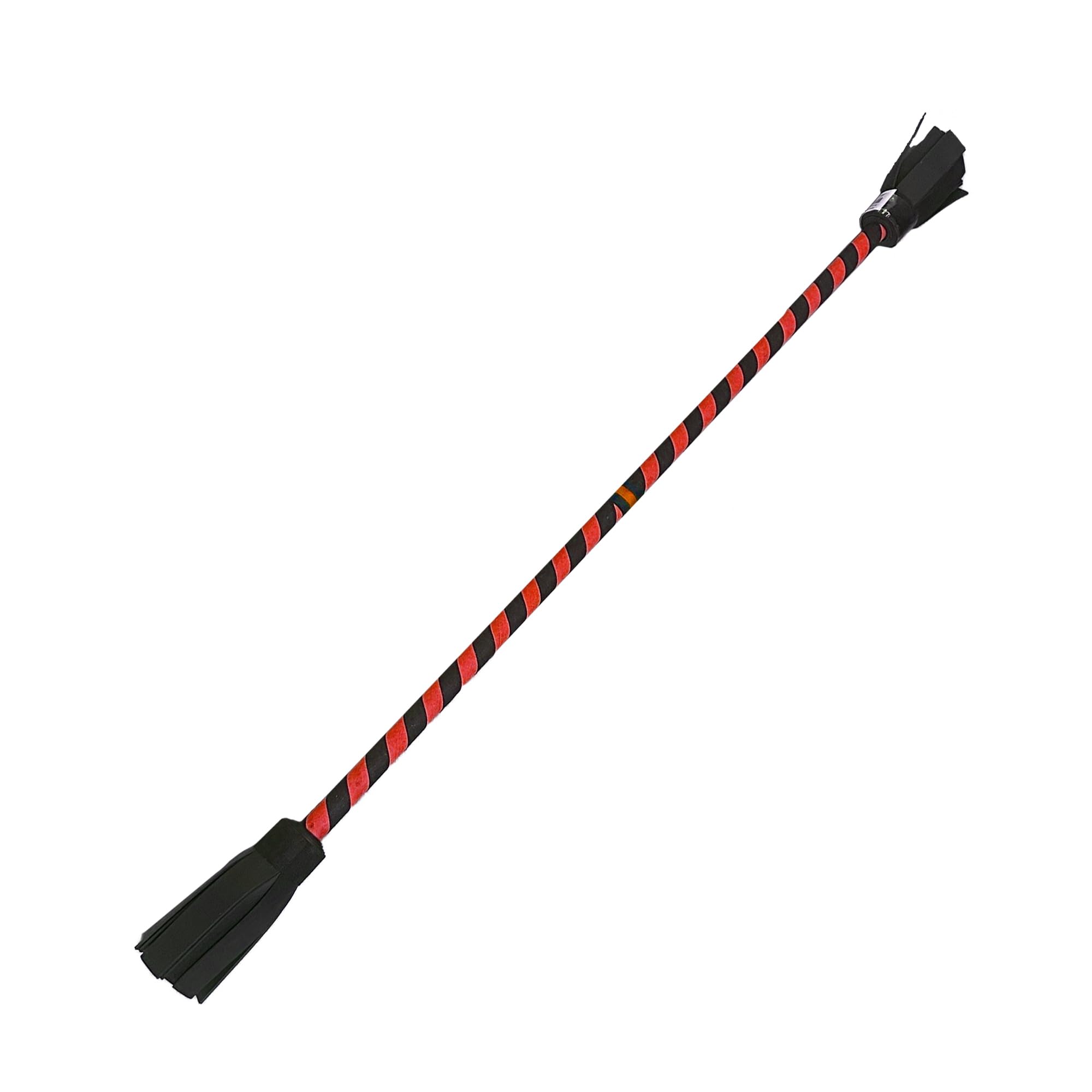 Mister Babache Bâton du Diable Flower en Toile Rouge Décoration Hélicoïdale avec Relief