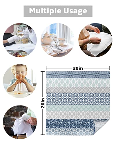 Set de Servilletas de Tela Boho 20x20 Pulgadas Pack x4 miniatura 5
