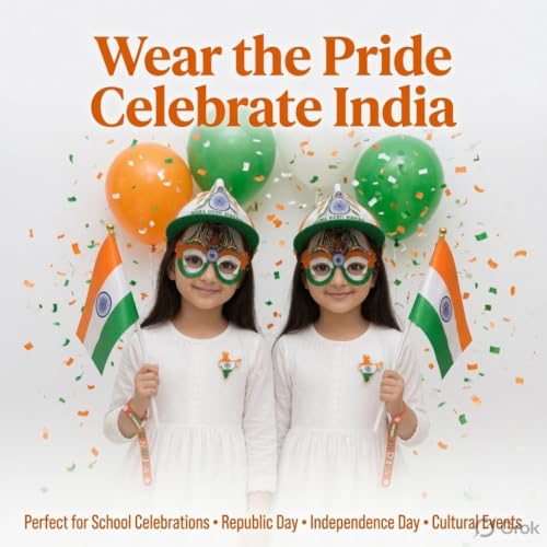 Image of TASHVIKA'S Independence Day & Republic Day Patriotic Combo Kit