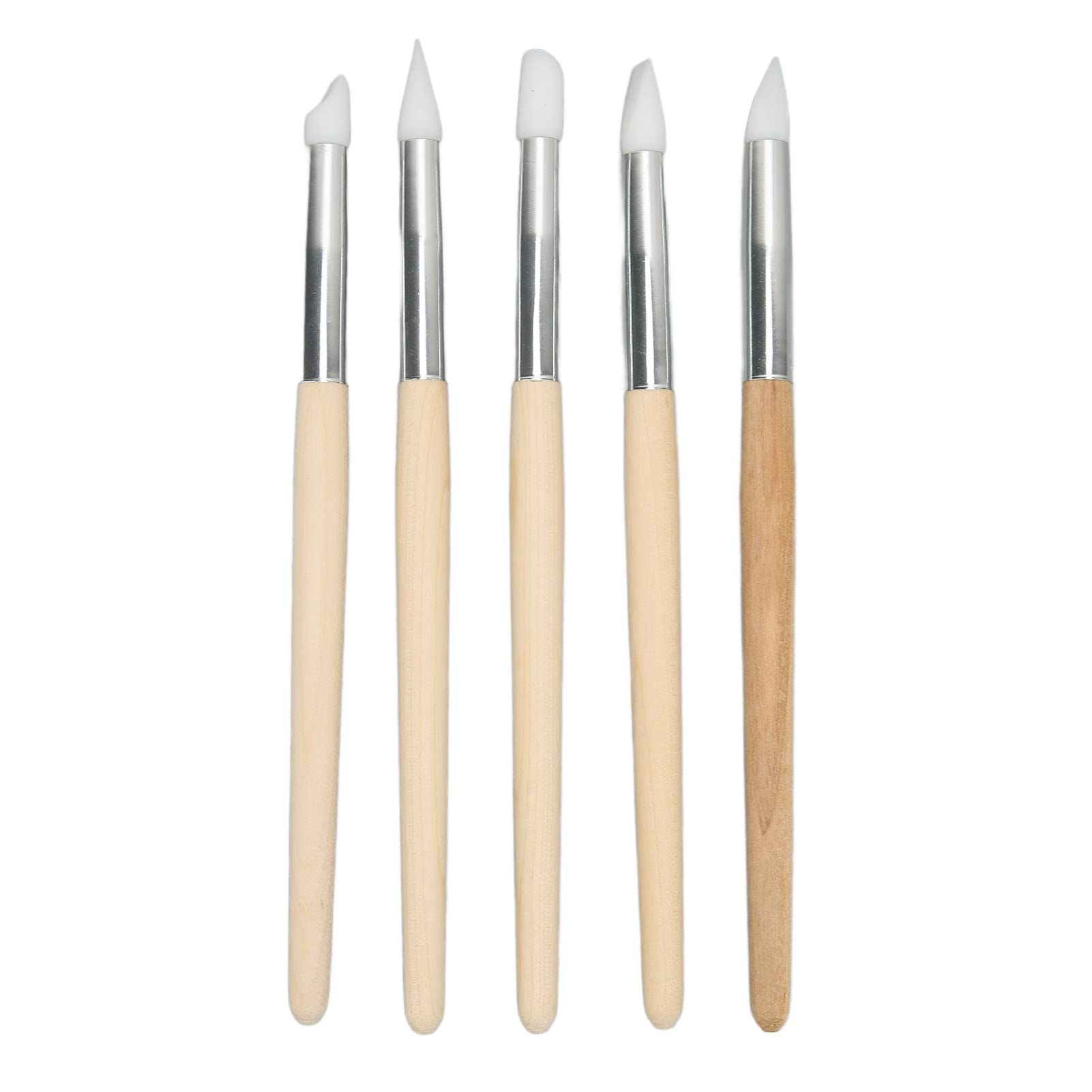 KIMISS Multi Functional Watch Dial Cleaning Tool Set - 5pcs Silicone Scratch Brush Pens for Efficient Watch Repair - Image 4