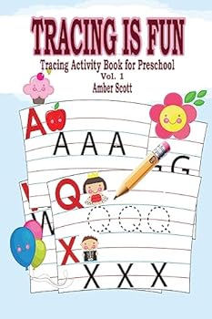 Paperback Tracing Is FUN: Tracing Activity Book For Preschool ( Vol.1) [Large Print] Book