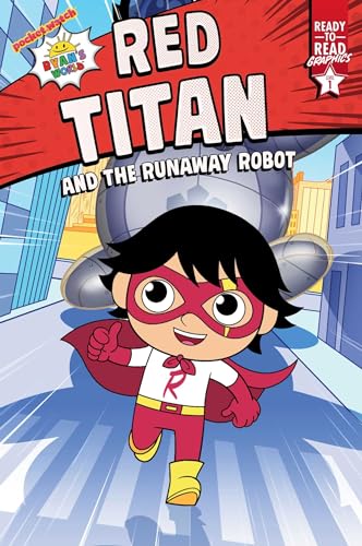Cover of Red Titan and the Runaway Robot: Ready-to-Read Graphics Level 1 (Ryan's World)