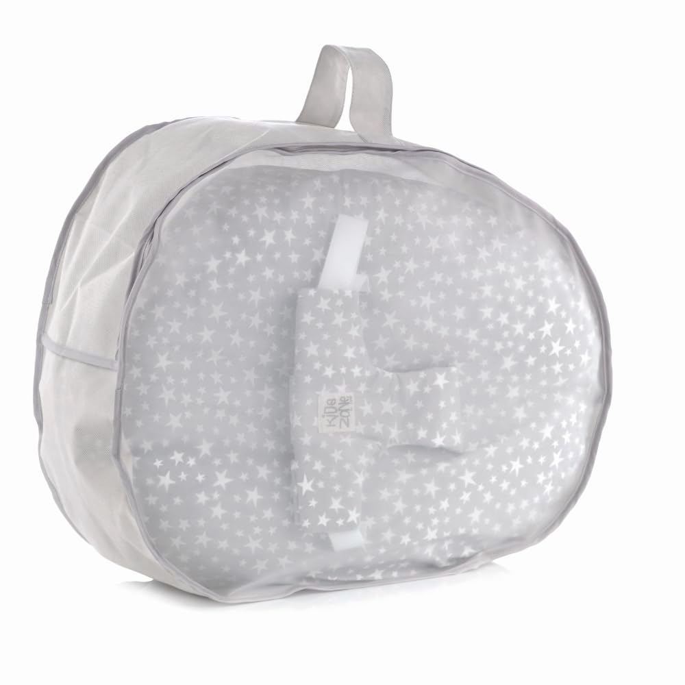 Jané Cuscino Maternale Multifunzionale, Cuscino Gravidanza, Allattamento, Amaca, Riduttore, con Custodia, Grigio
