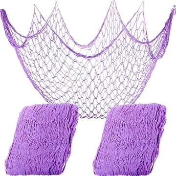 purple fishing net