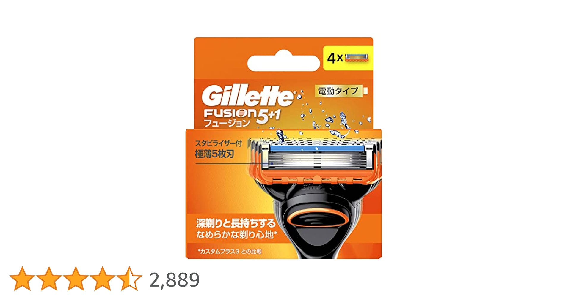 Amazon.co.jp: Gillette ジレット フュージョン 電動タイプ 替刃