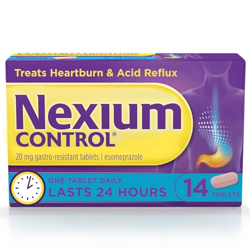 Nexium Control 20mg Esomeprazole Tablets 14 Count