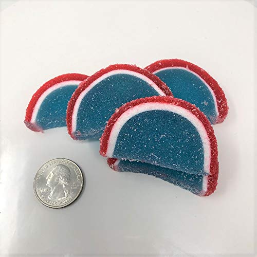 blue raspberry fruit slices - Cavalier Candies Fruit Slices Blue Raspberry flavor jelly candy 5 pounds