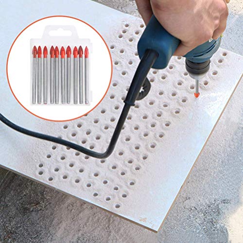 10-Piece Drill Bit Set - 6mm Tungsten Carbide for Ceramic, Mirror, Porcelain, Marble & Glass 3 10-Piece Drill Bit Set - 6mm Tungsten Carbide for Ceramic, Mirror, Porcelain, Marble & Glass - Image 3