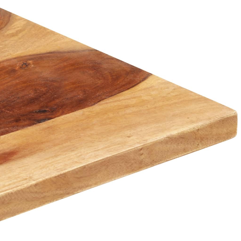 vidaXL Piano Tavolo in Legno Massello di Acacia 25-27 mm 70x70 cm