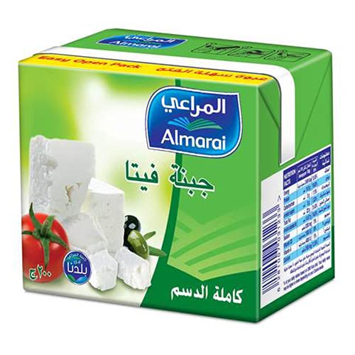 Image of Almarai Feta Cream Cheese Full Cream, 2 x 200 g