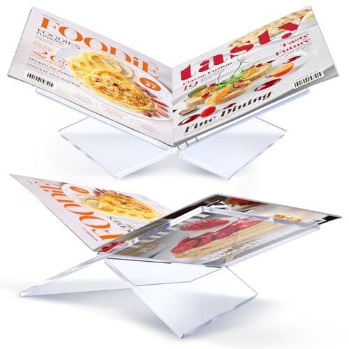 MBAIYO Large Acrylic Book Stand