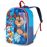 Nickelodeon Mochila infantil 15 para meninos | Alças acolchoadas e compartimento grande com zíper, Patrulha Canina, azul, 15 Inch
