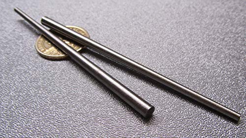 Pin #2 Steel Taper Pin, .193" Large Diameter x .110" Small Diameter x 4.00" Length, 10 Pcs