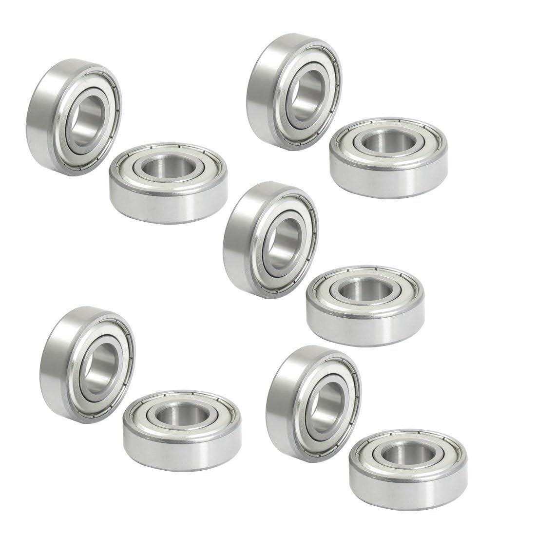 Aspectos, 6203Z 17 mm x 40 12 Rodamiento rígido de bolas blindado metal 10 piezas