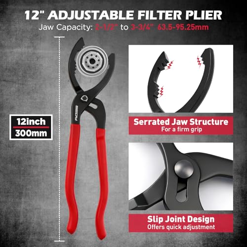 SEDI 10-Piece Oil Filter Wrench Set