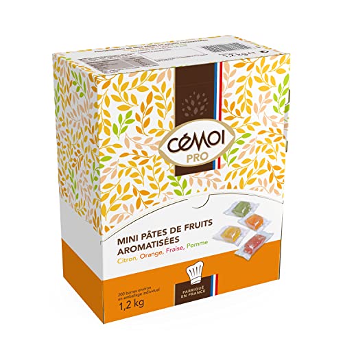 Cémoi Distributeur Mini Pâtes de Fruits Assortiment de 4 Parfums 1,2 kg 1 Unité Cover